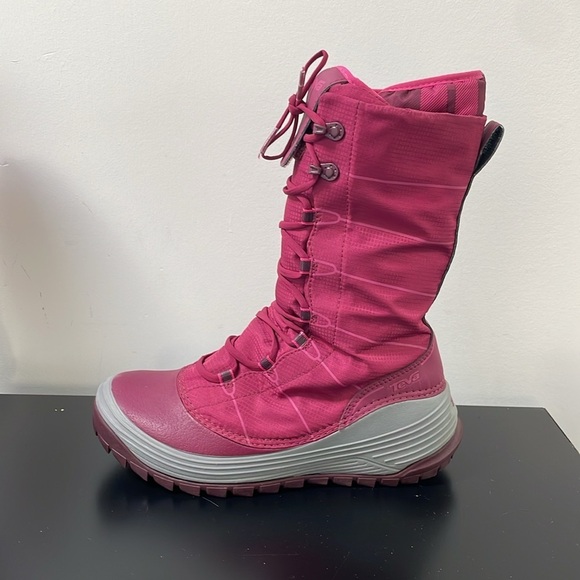 Teva Womens Jordanelle Winter Boots Women's US6 Pink waterproof removable liner - Picture 7 of 15